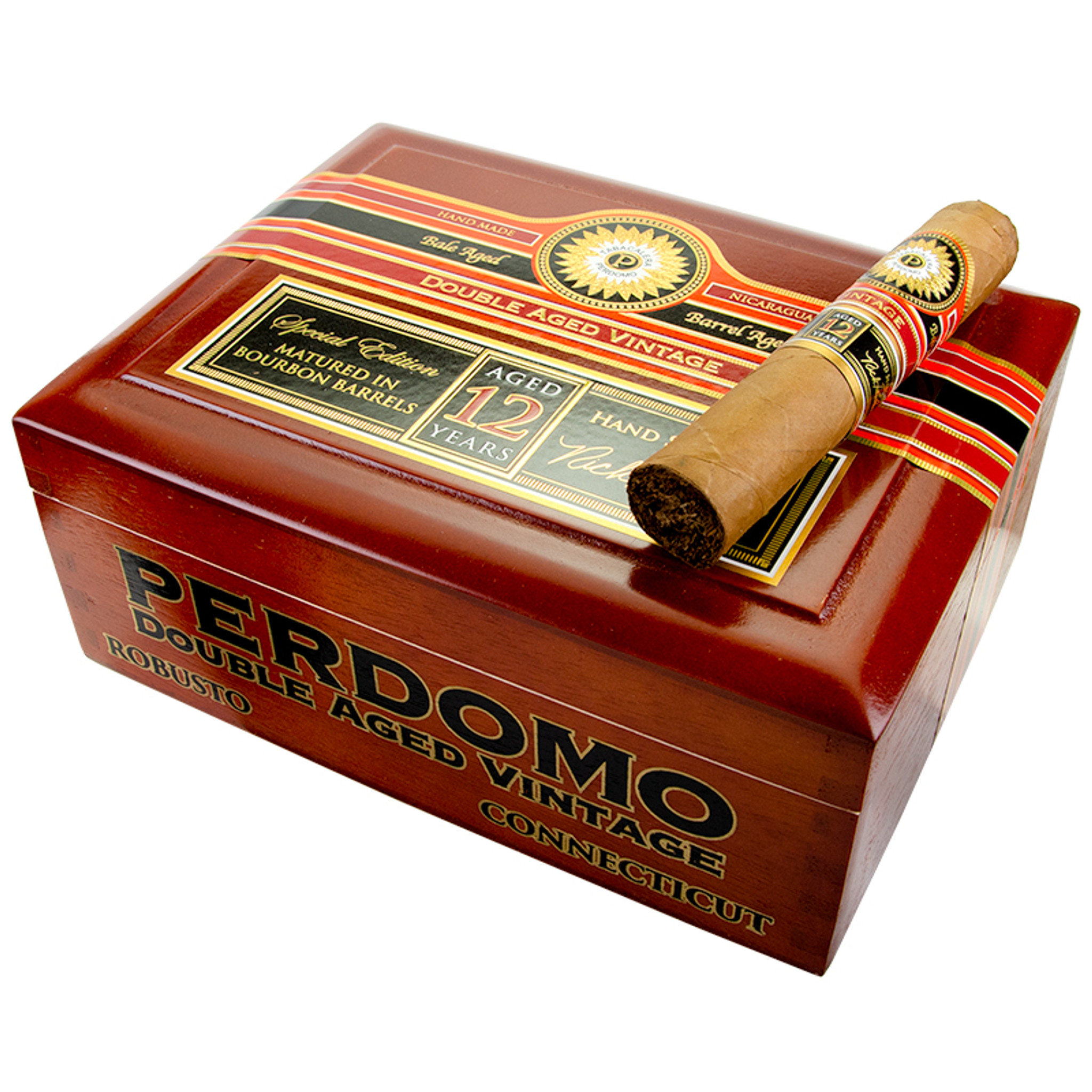 Perdomo Cigars Perdomo Double Aged 12 Year Vintage Robusto Connecticut cigar product image