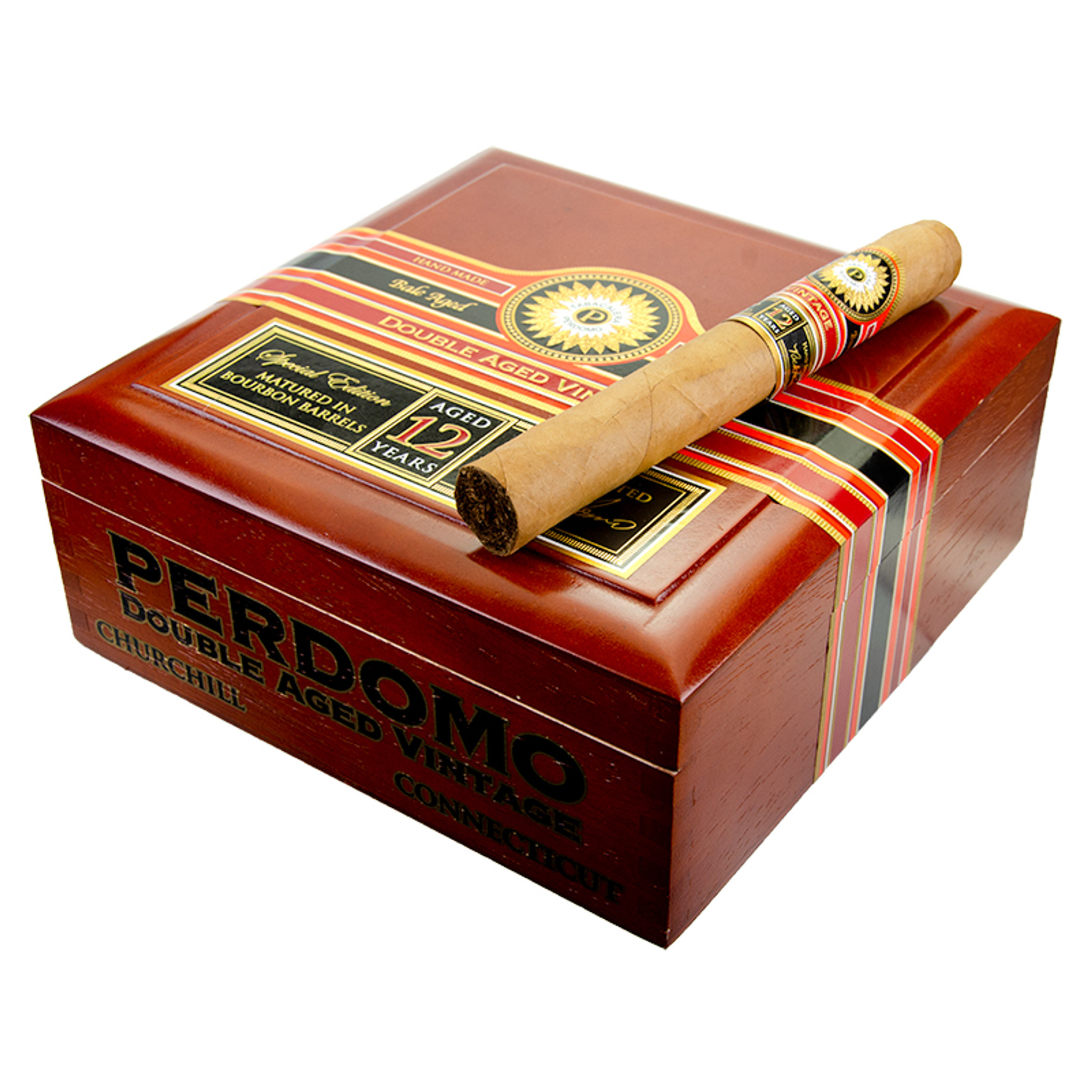 Perdomo Cigars Perdomo Double Aged 12 Year Vintage Churchill Connecticut cigar product image