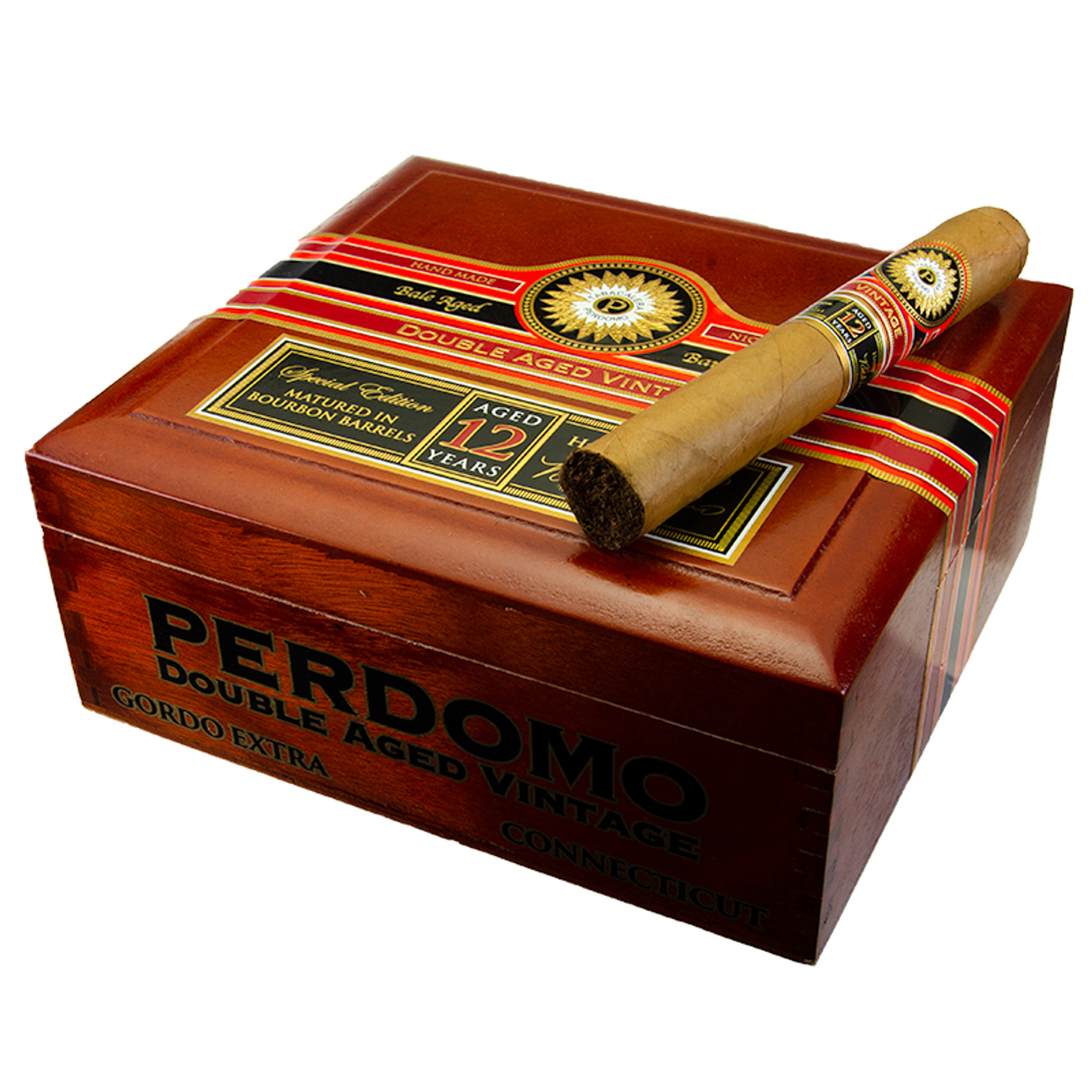 Perdomo Cigars Perdomo Double Aged 12 Year Vintage Gordo Extra Connecticut cigar product image